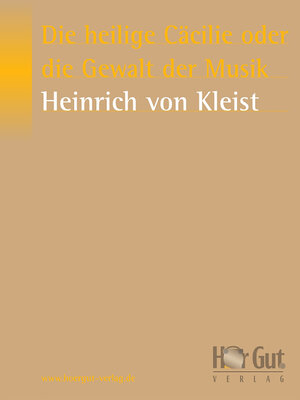 cover image of Die heilige Cäcilie oder die Gewalt der Musik